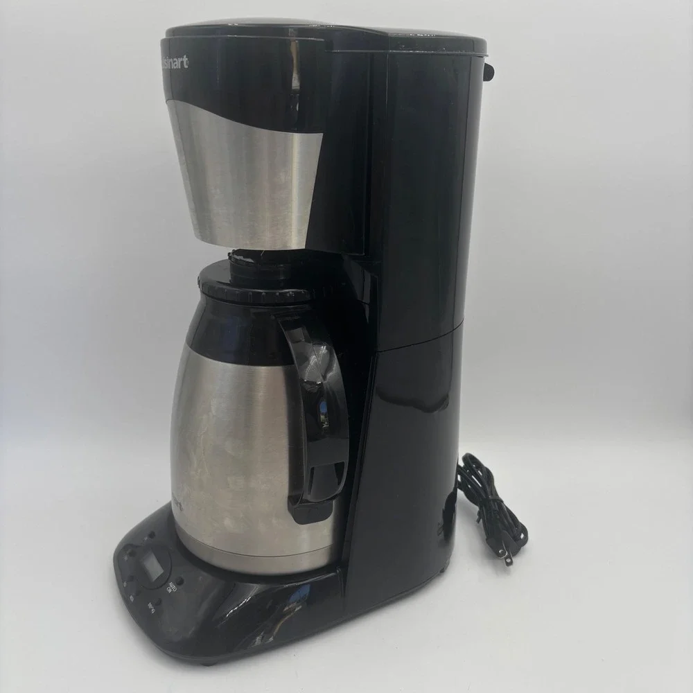 Cuisinart Coffee Maker 12 Cup Black Excellent DTC-975BKN Thermal Carafe